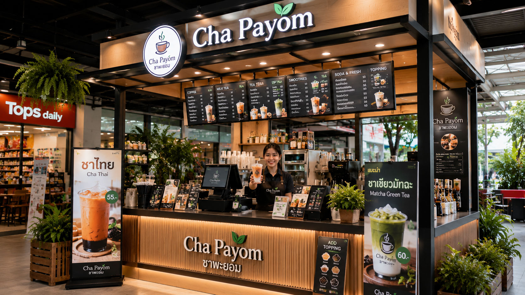โปรแกรมสำหรับร้านขายน้ำ เครื่องดึ่ม